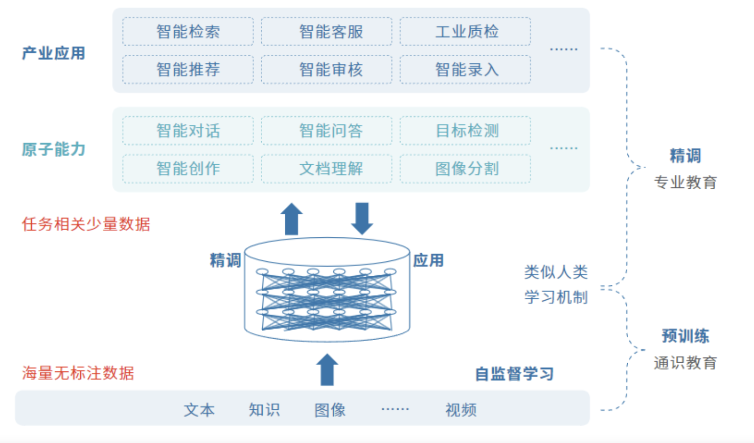 训练大模型"预训练+精调"